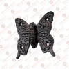 3 Inch "Naioth" Antique Cast Iron Decorative Butterfly Cabinet Hinge 